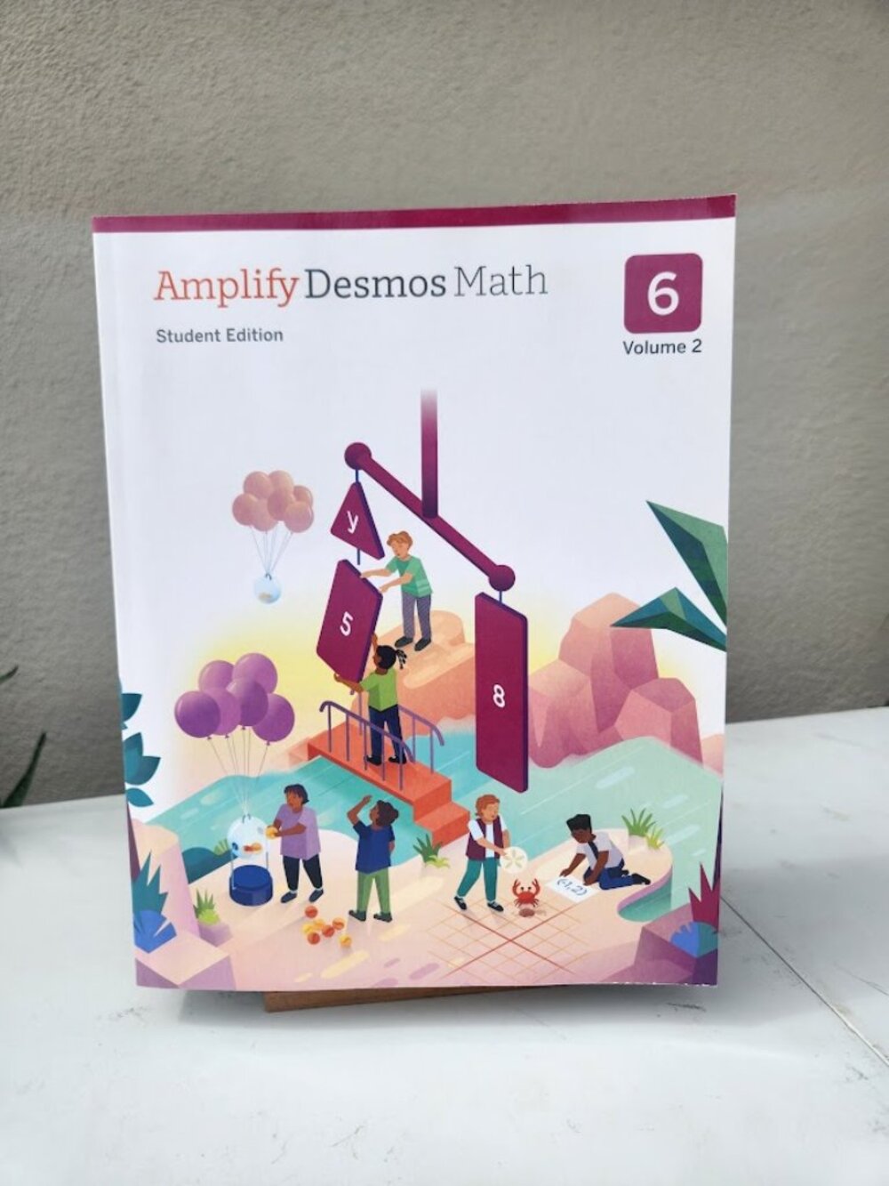 Amplify Desmos Math Grade 6 Volume 2 California Student Edition Book Workbook Ma